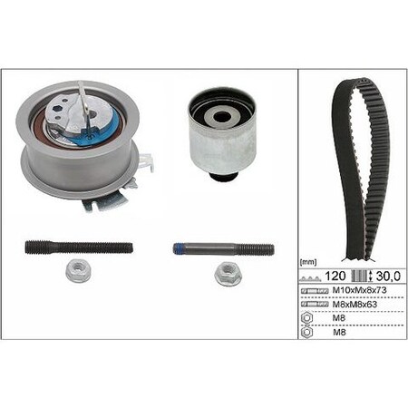 Ina Belt Drive Kit, Zd0201K ZD0201K